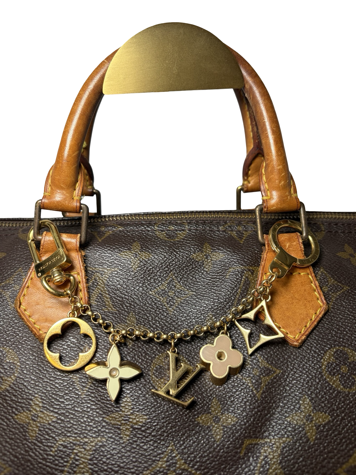 Louis Vuitton Fleur De Monogram Bag Charm Comes w/Dust Bag & Box