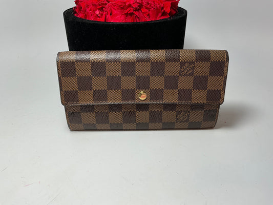 Louis Vuitton Damier Ebene Sarah Wallet