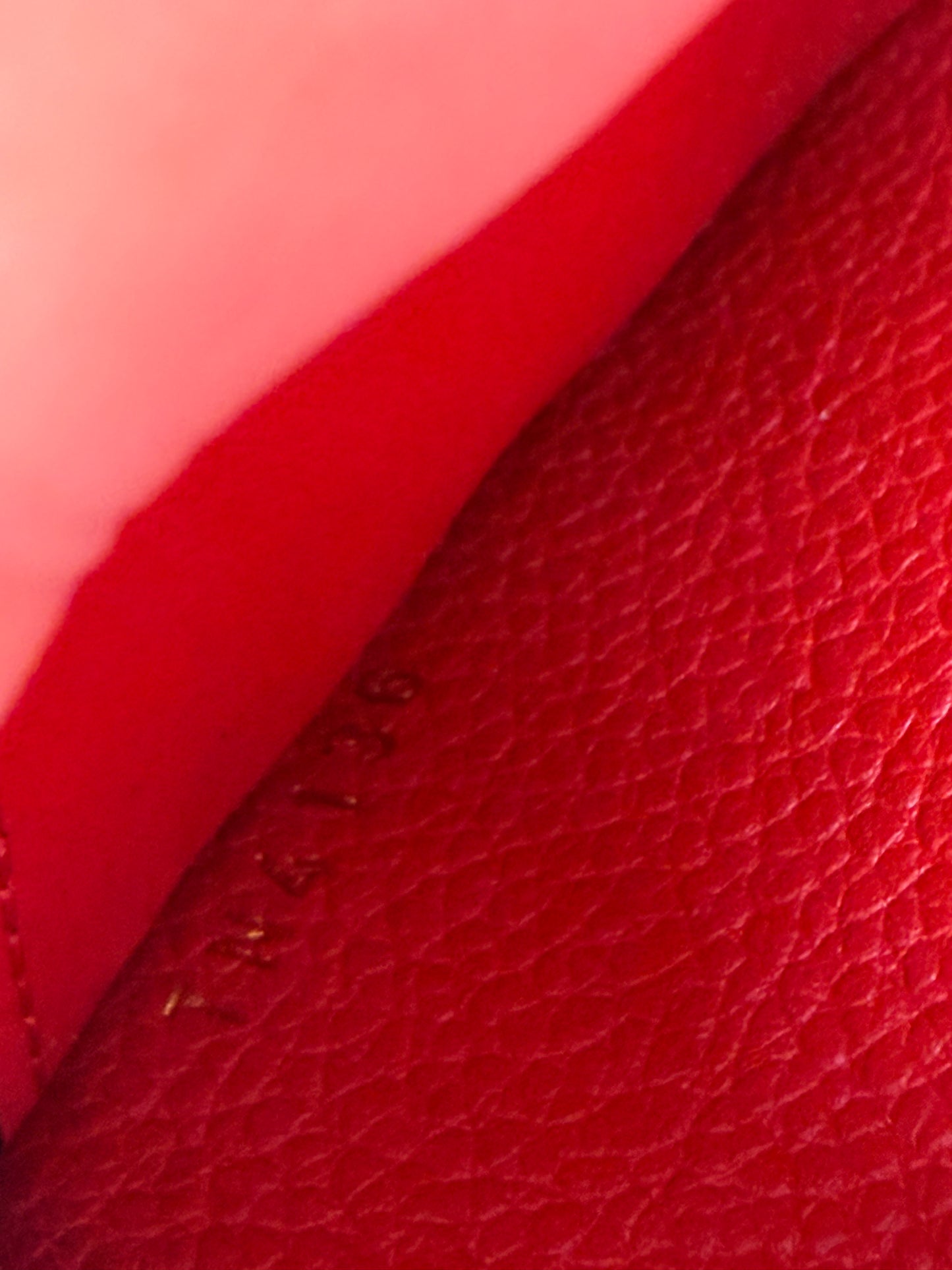 Louis Vuitton Empriente Monogram Zippy Wallet Cherry Red