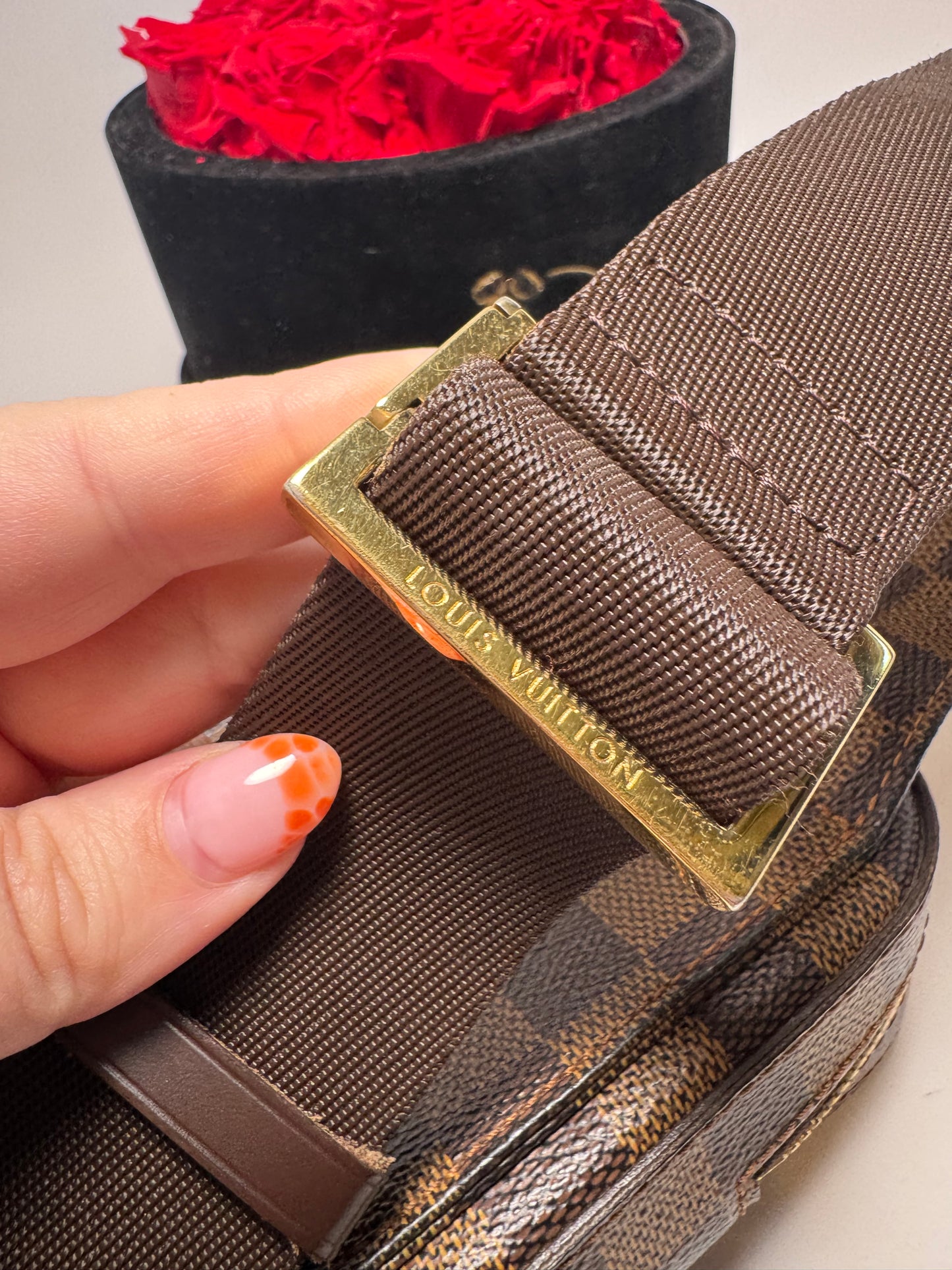 Louis Vuitton Geronimo Damier Ebene Belt Bag/Bum Bag