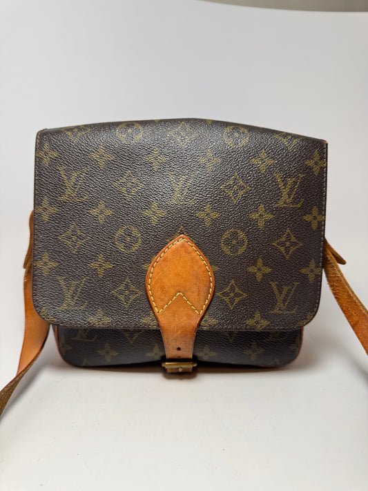 Louis Vuitton Cartouchière MM Monogram Crossbody/Shoulder Bag