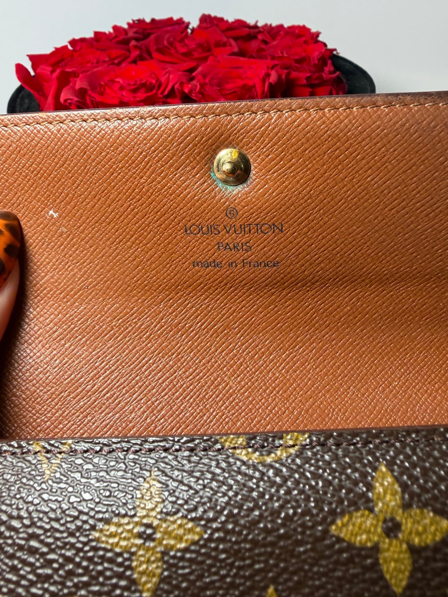 Louis Vuitton Etui Papier Tressor Monogram Wallet