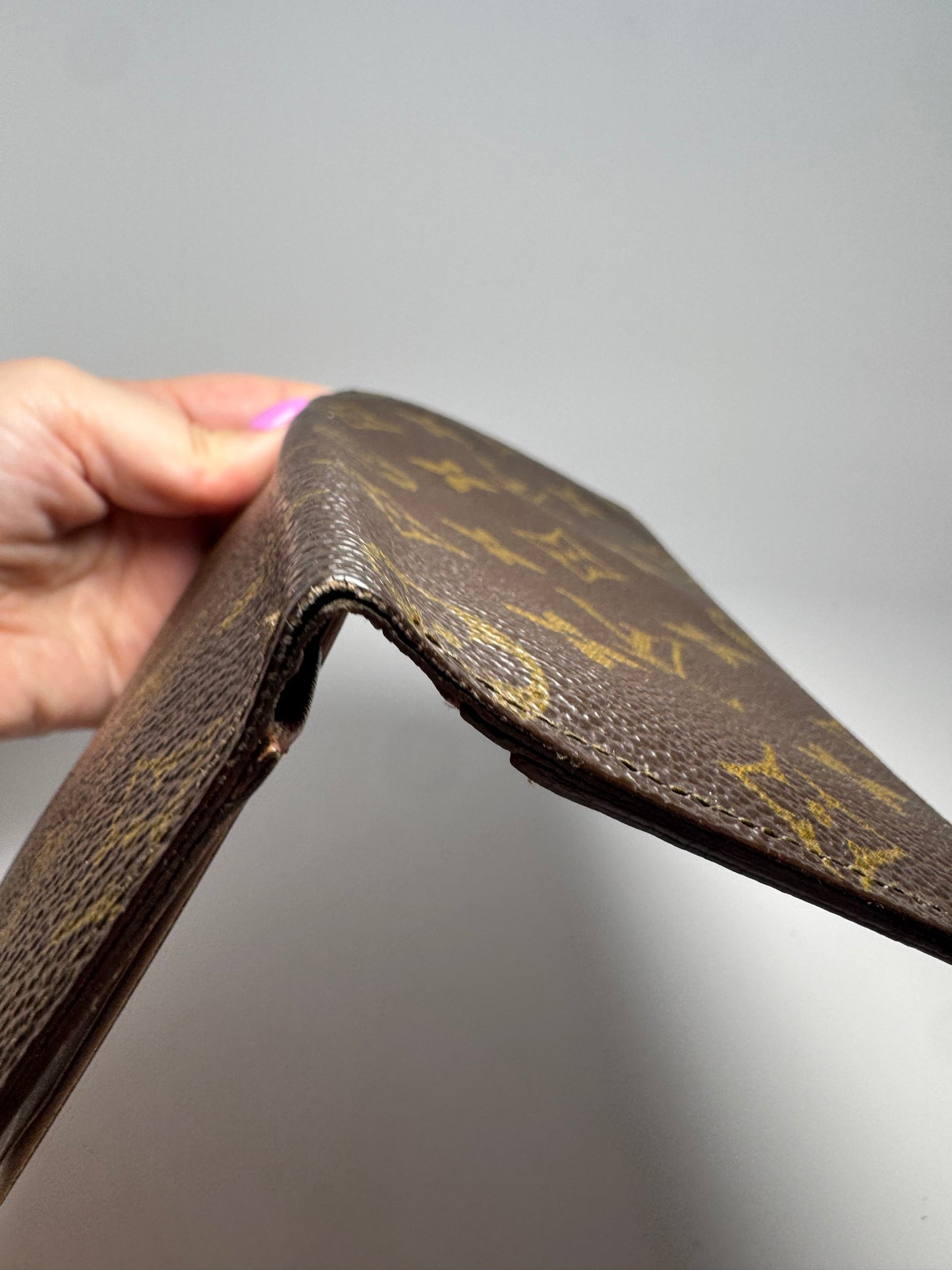 Louis Vuitton Monogram Passport Cover/Checkbook Cover- January 1994 France