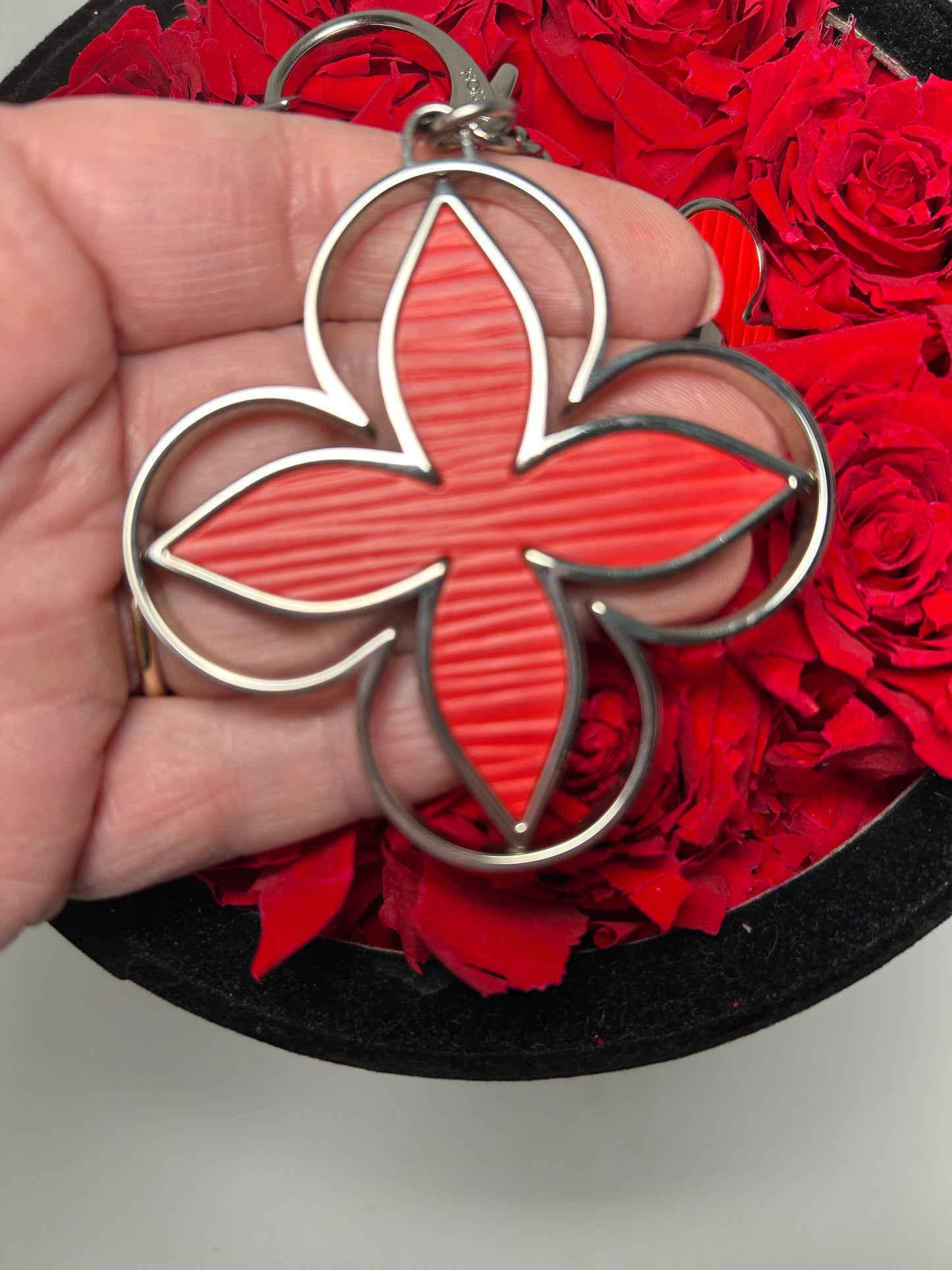 Louis Vuitton Rimy Red Epi Leather Bag Charm