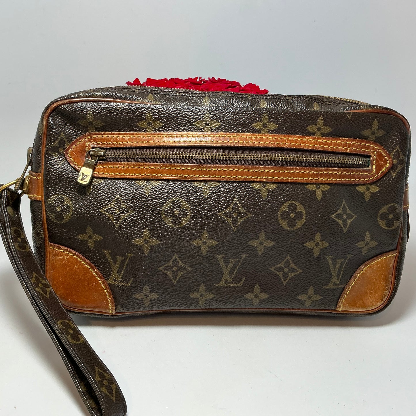 Louis Vuitton Marley Draggone Clutch Monogram Travel Bag/Clutch