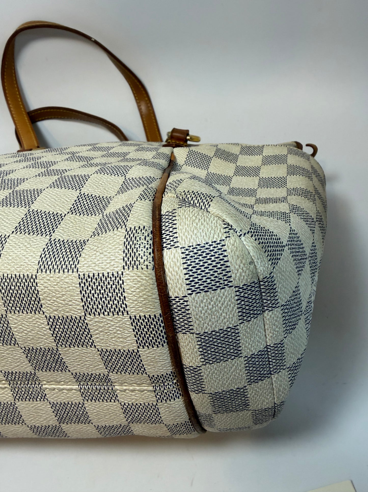 Louis Vuitton Damier Azur PM Tote with Mini Pochette Set