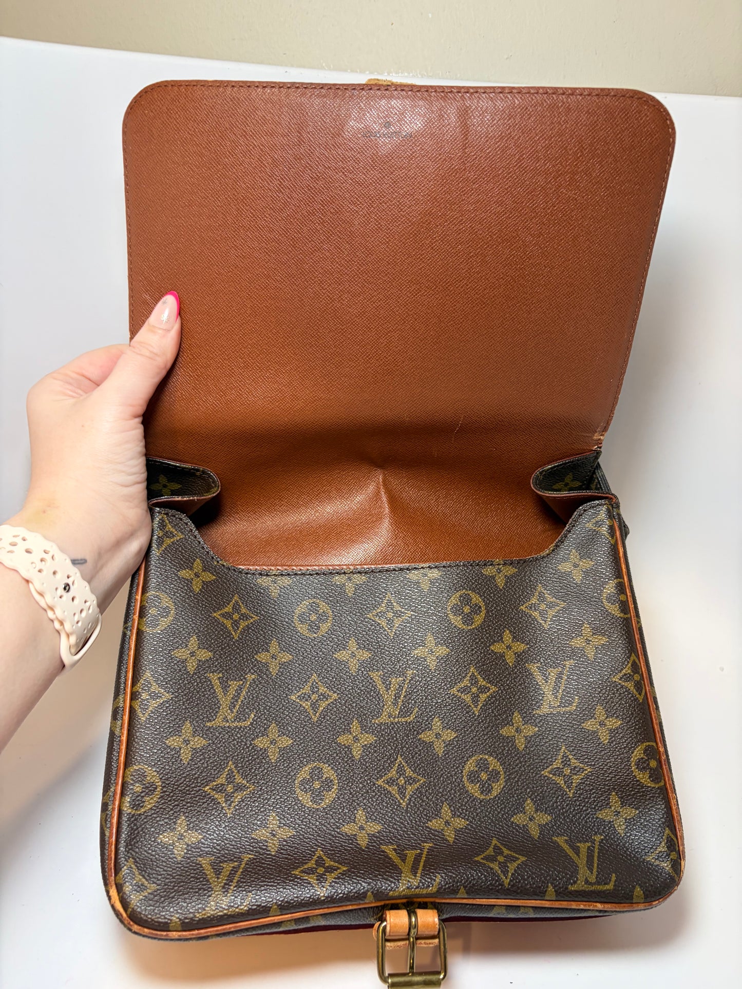 Louis Vuitton Cartouchière GM Monogram Crossbody/Shoulder Bag