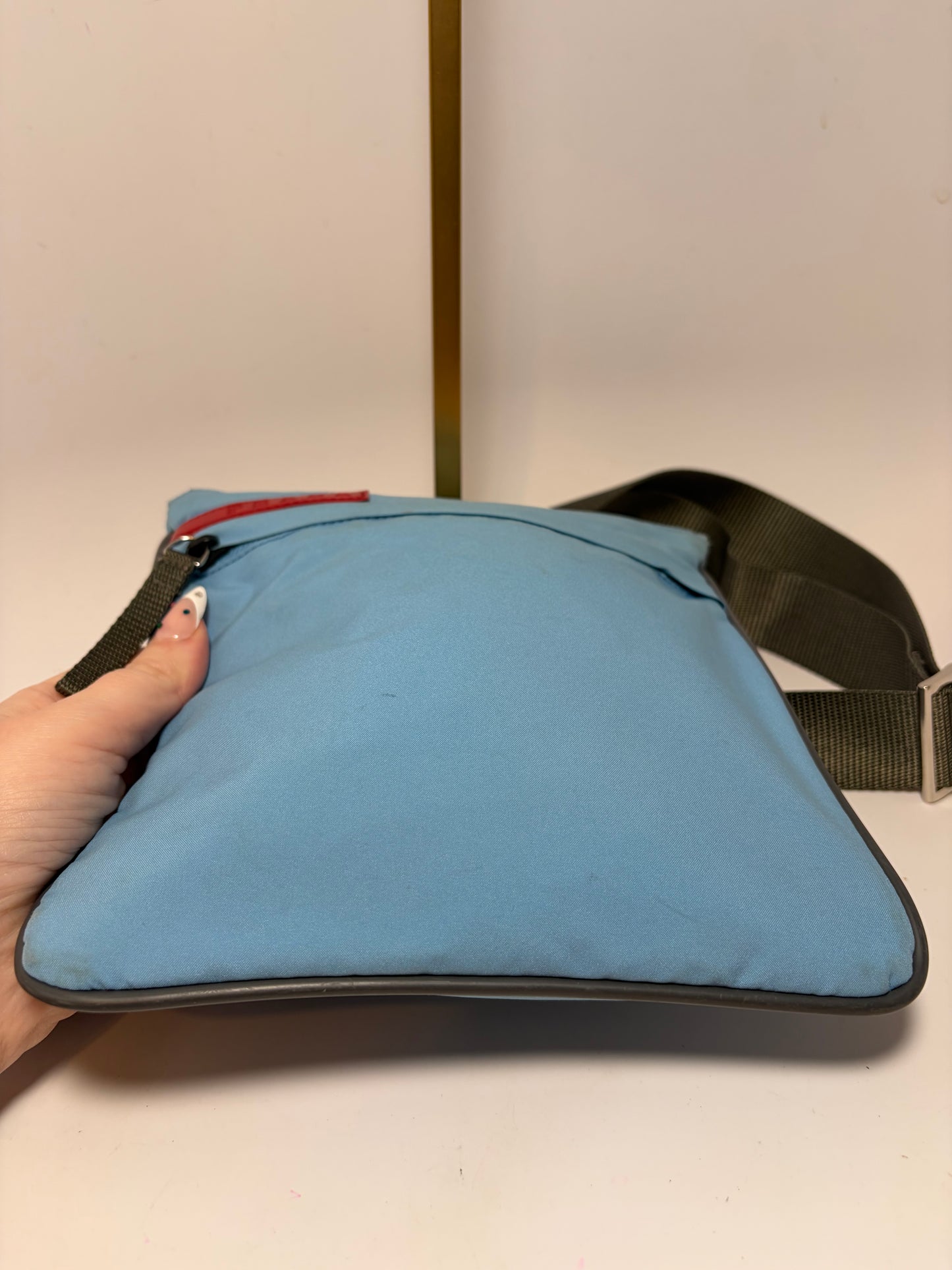 Prada Nylon Vela Sport Messenger Crossbody
