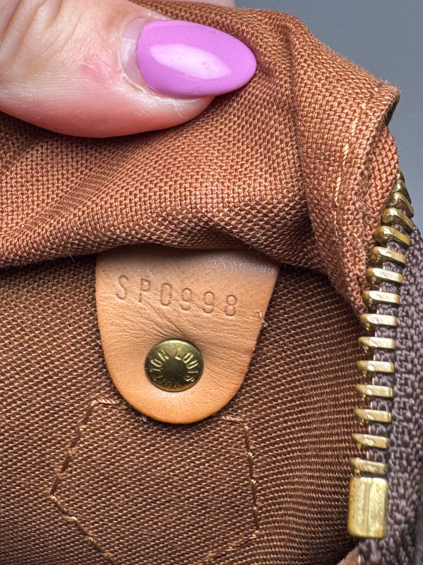 Louis Vuitton Speedy 25 Monogram Satchel