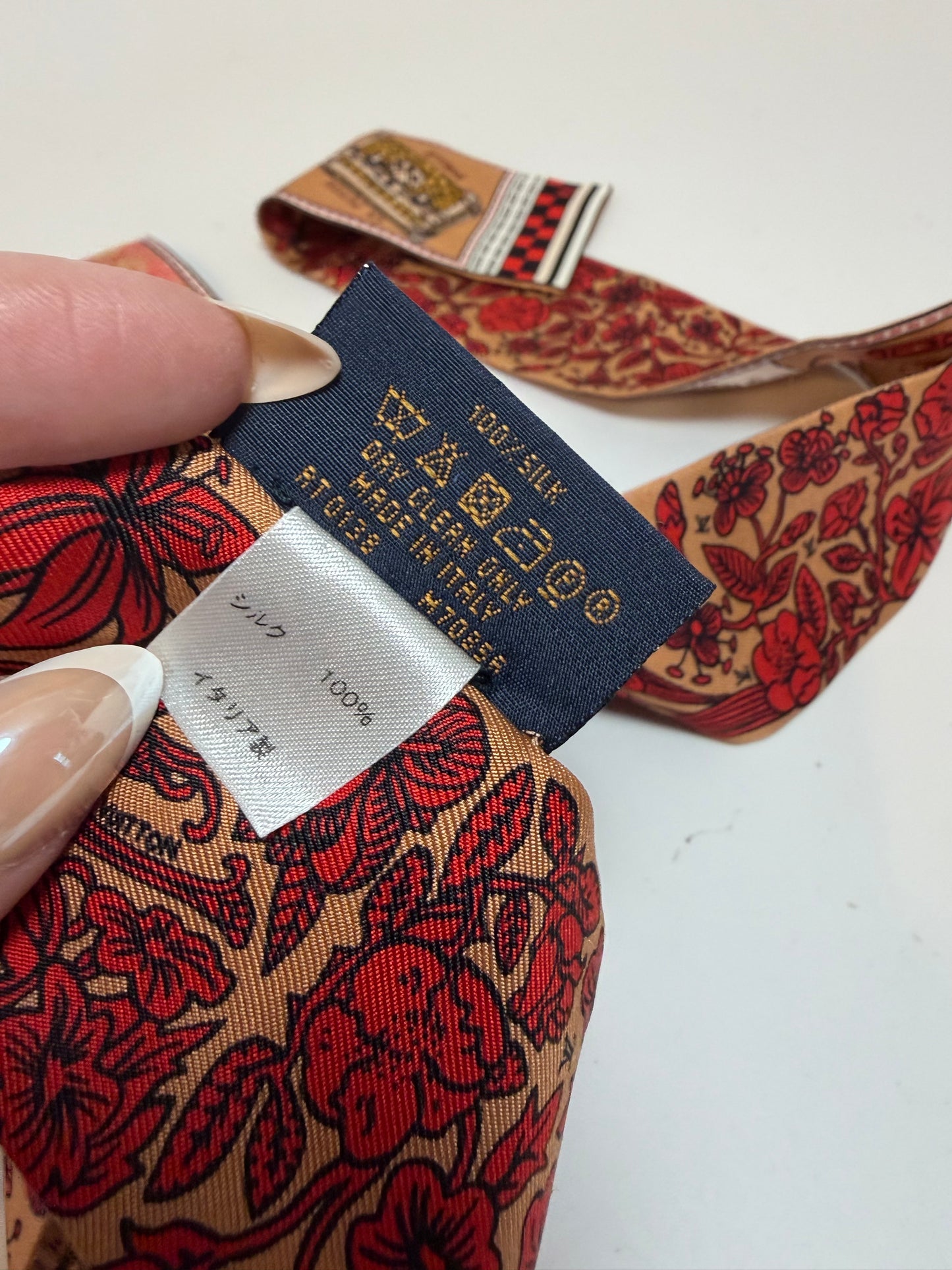 Louis Vuitton Silk Jeu De Louis BB Bandeau 1854