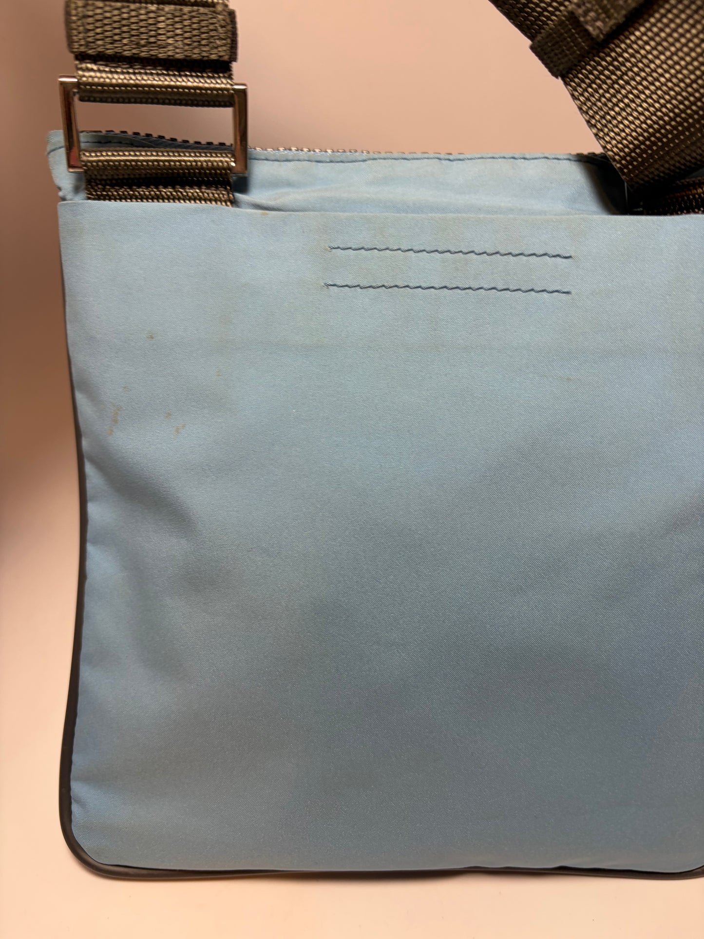 Prada Nylon Vela Sport Messenger Crossbody