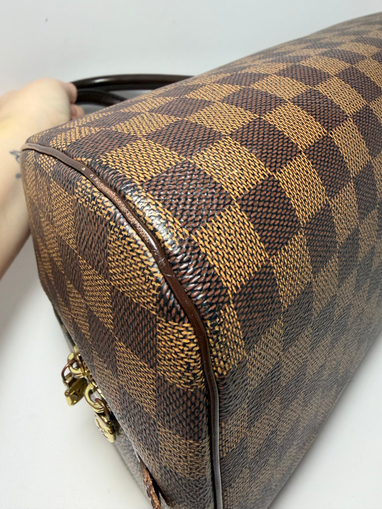 Louis Vuitton Ribera MM Damier Ebene Satchel