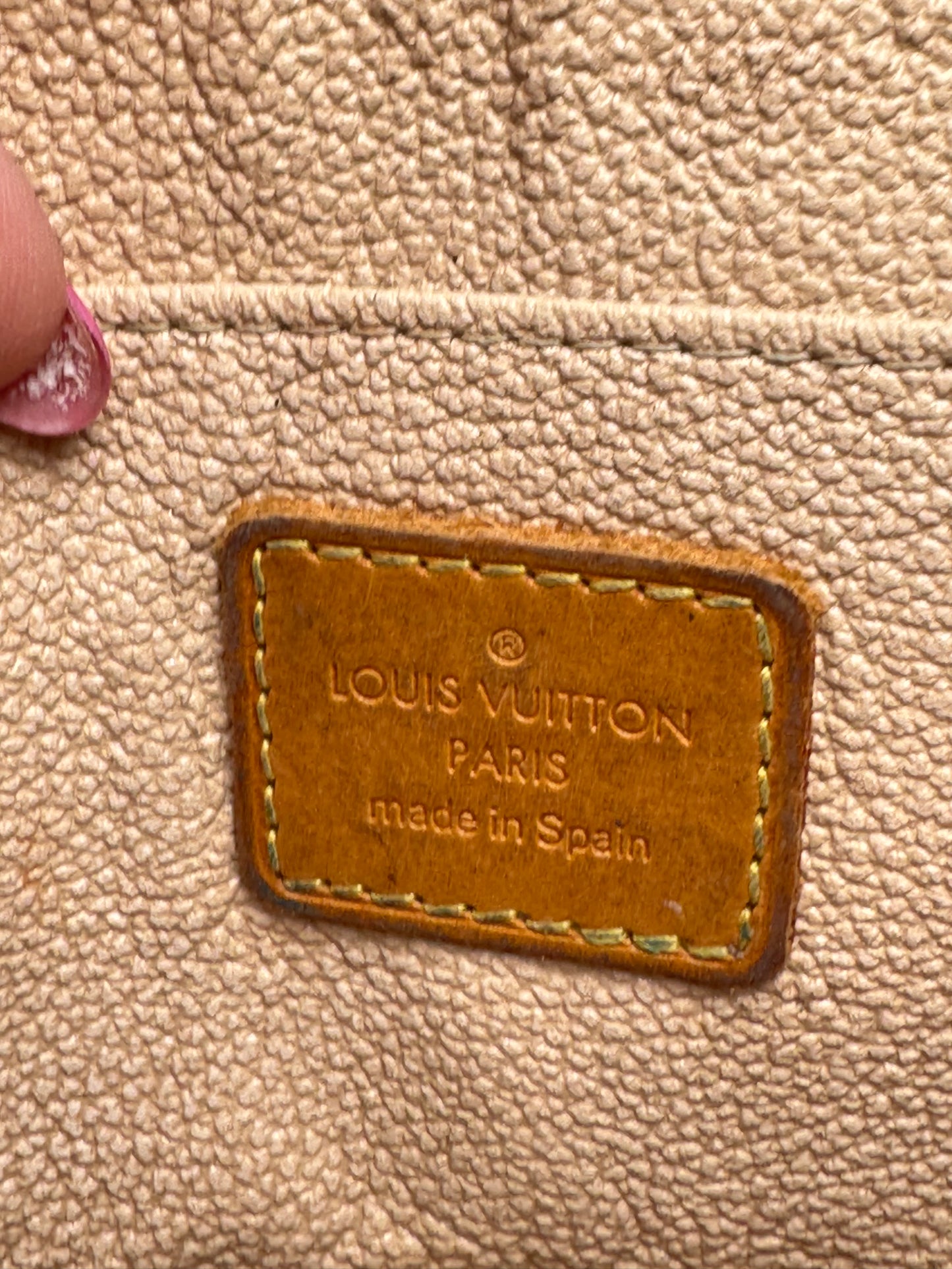 Louis Vuitton Monogram Cosmetic Case Dome Pouch, Made in Spain, September 2000