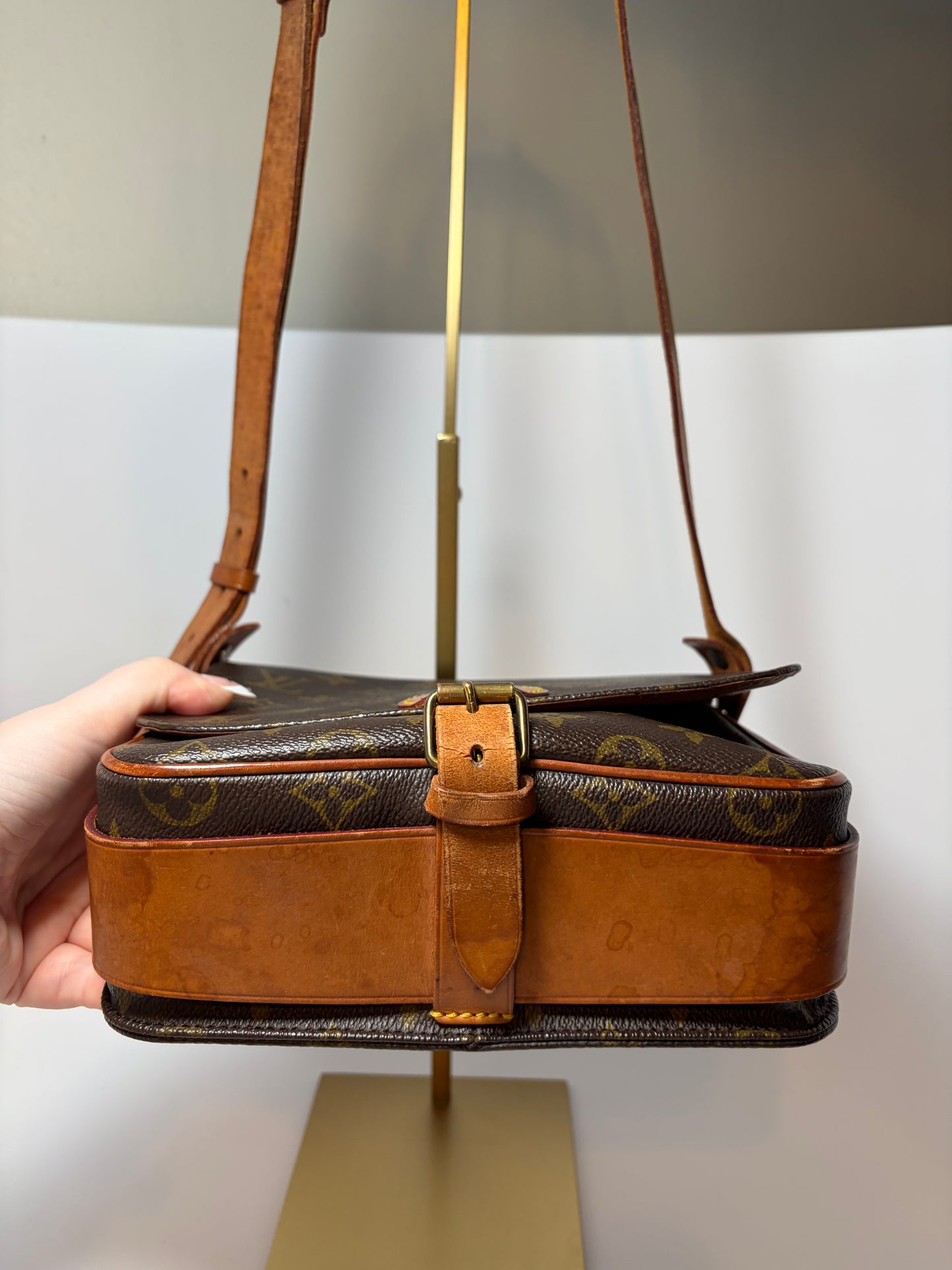 Louis Vuitton Cartouchière MM Monogram Crossbody & Shoulder Bag