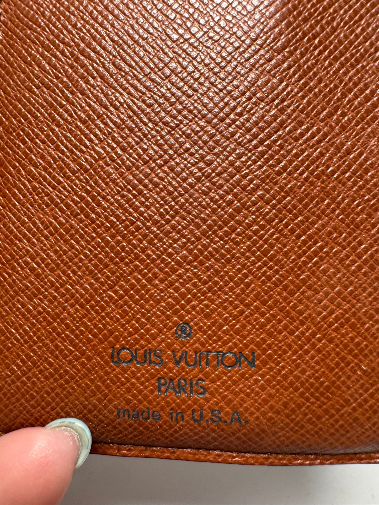 Louis Vuitton French Purse Kiss Lock Monogram Wallet