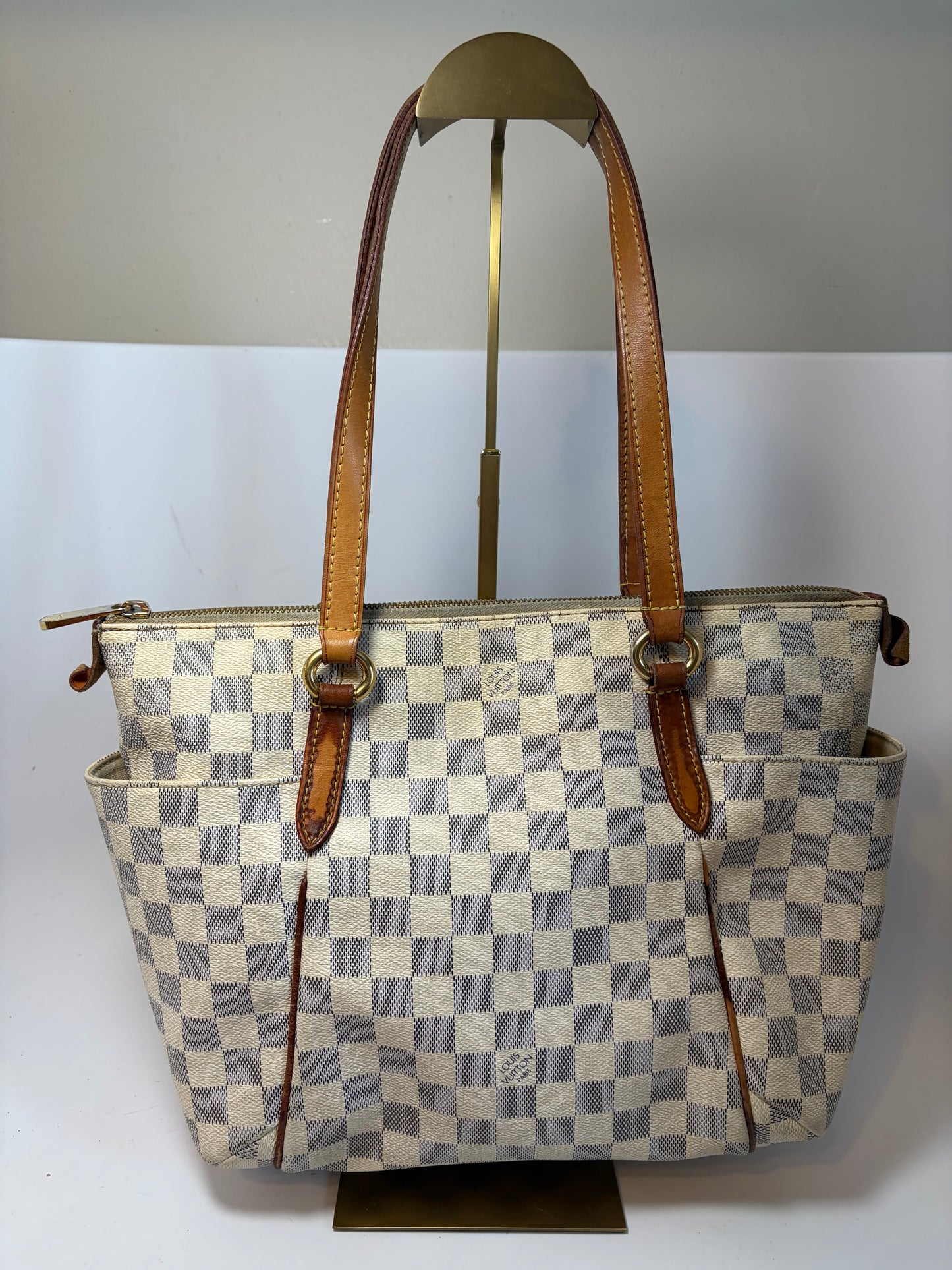 Louis Vuitton Damier Azur PM Tote with Mini Pochette Set