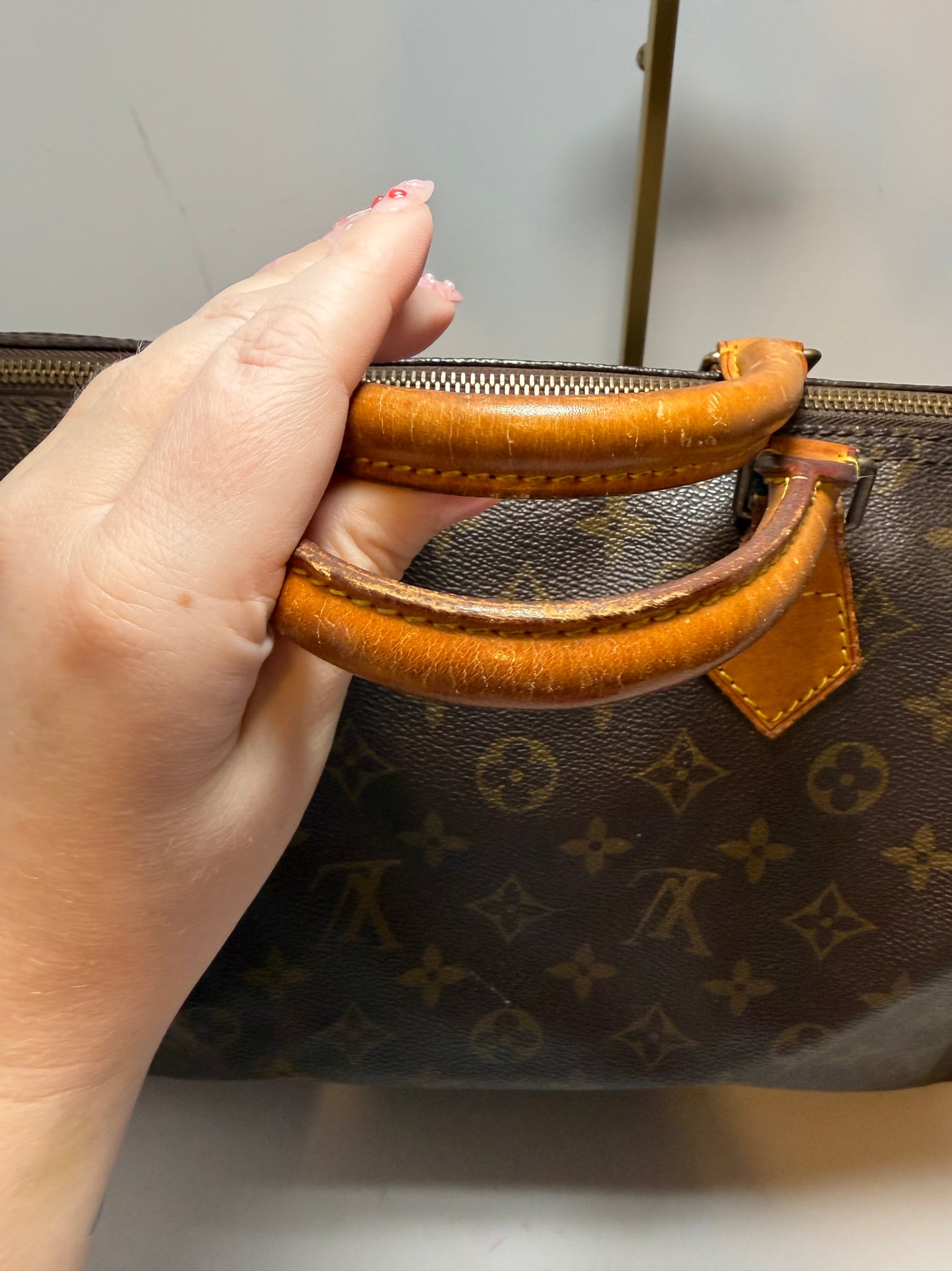 Louis Vuitton Speedy 35 Monogram, made in France Sept. 1994