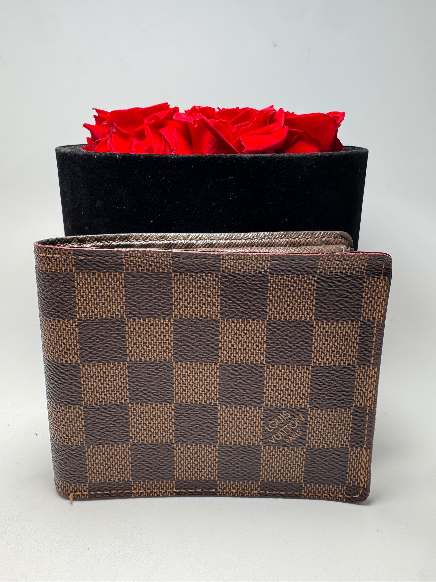 Louis Vuitton Damier Ebene Florin Bifold Wallet (Unisex)