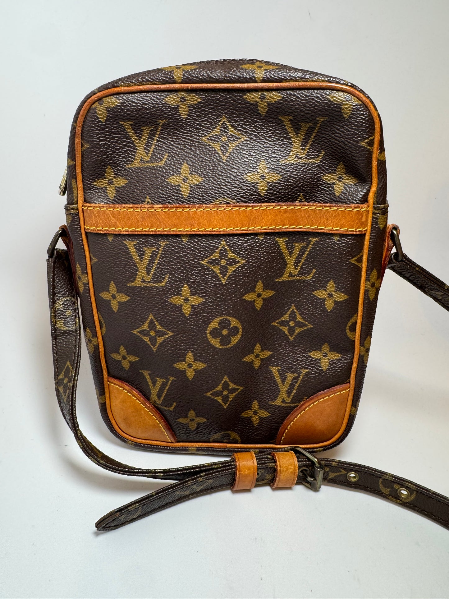 Louis Vuitton Danube Monogram Crossbody Bag – Vintage 1989, Made in France