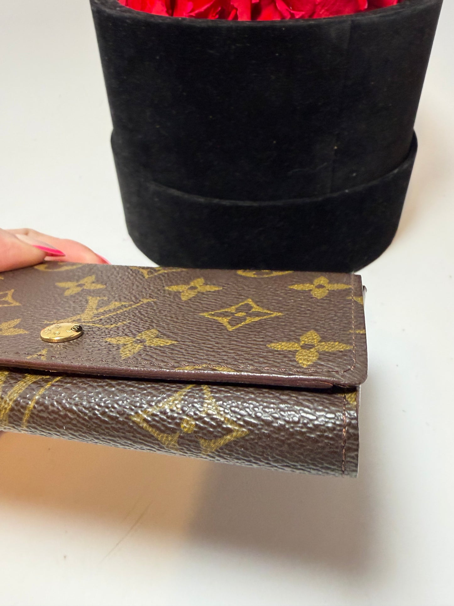 Louis Vuitton Porte Monnaie Tressor Monogram Wallet