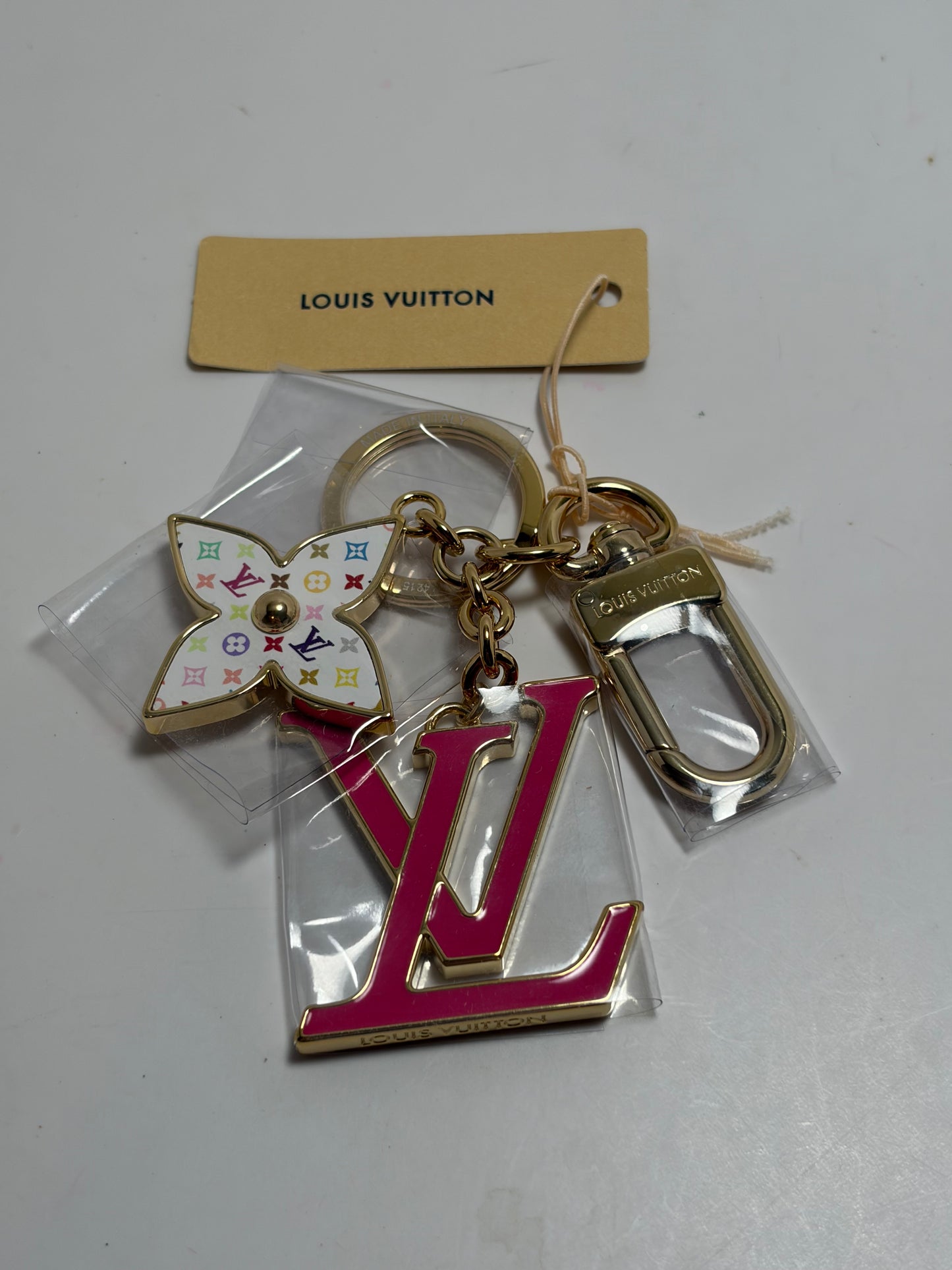 Louis Vuitton x Takashi Murakami Iconic Bag Charm Key Holder/Key Chain NWT in original packaging