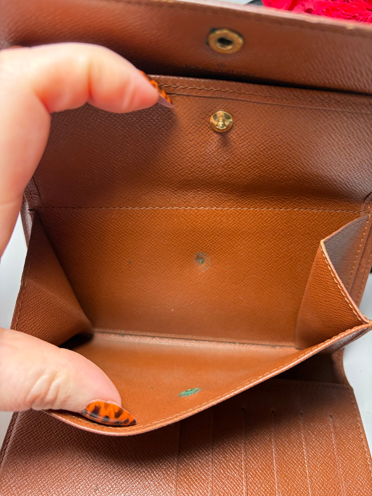 Louis Vuitton Porte Tressor Etui Papier Monogram Wallet