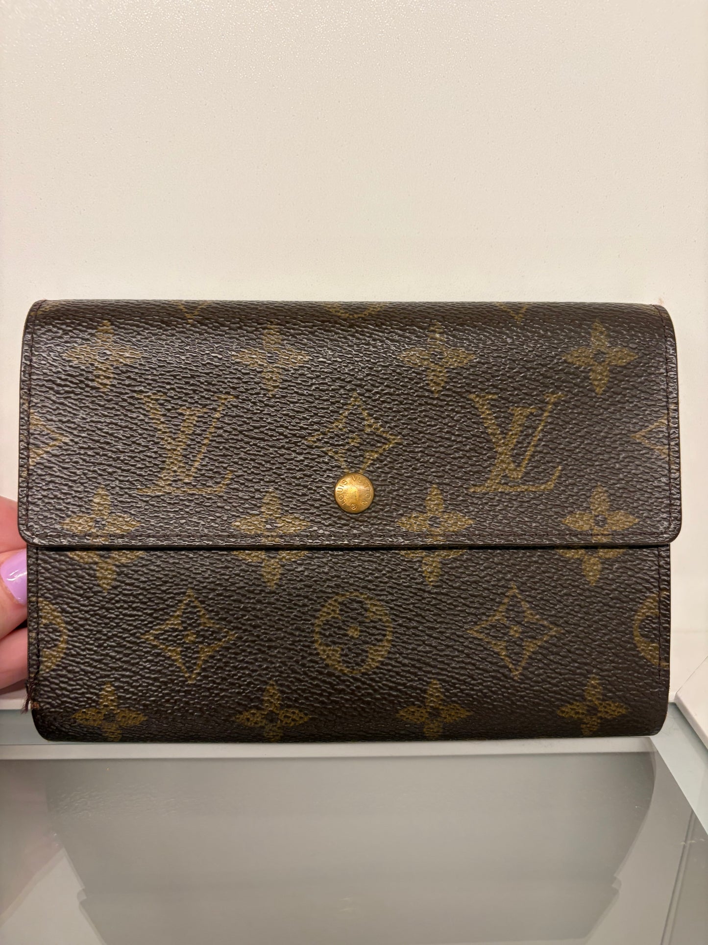 Louis Vuitton Etui papier passport monogram wallet