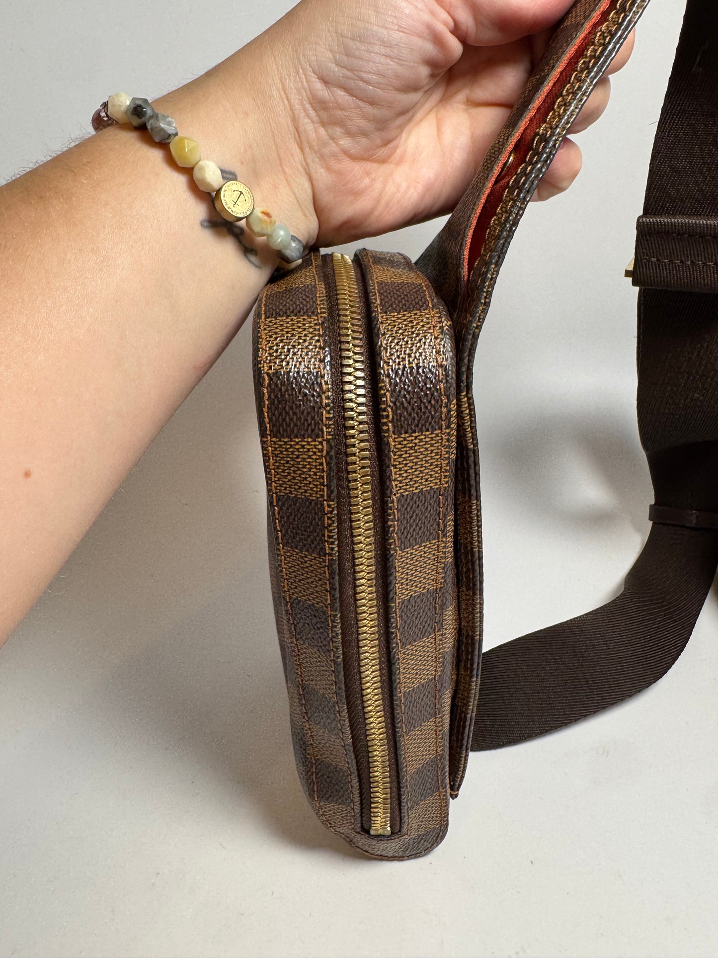 Louis Vuitton Geronimo Damier Ebene Bum Bag/Belt Bag