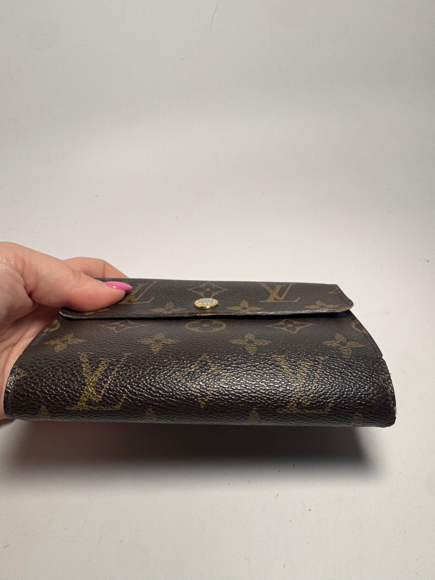 Louis Vuitton Alexandra Wallet Monogram Fair Condition Made in France 2007