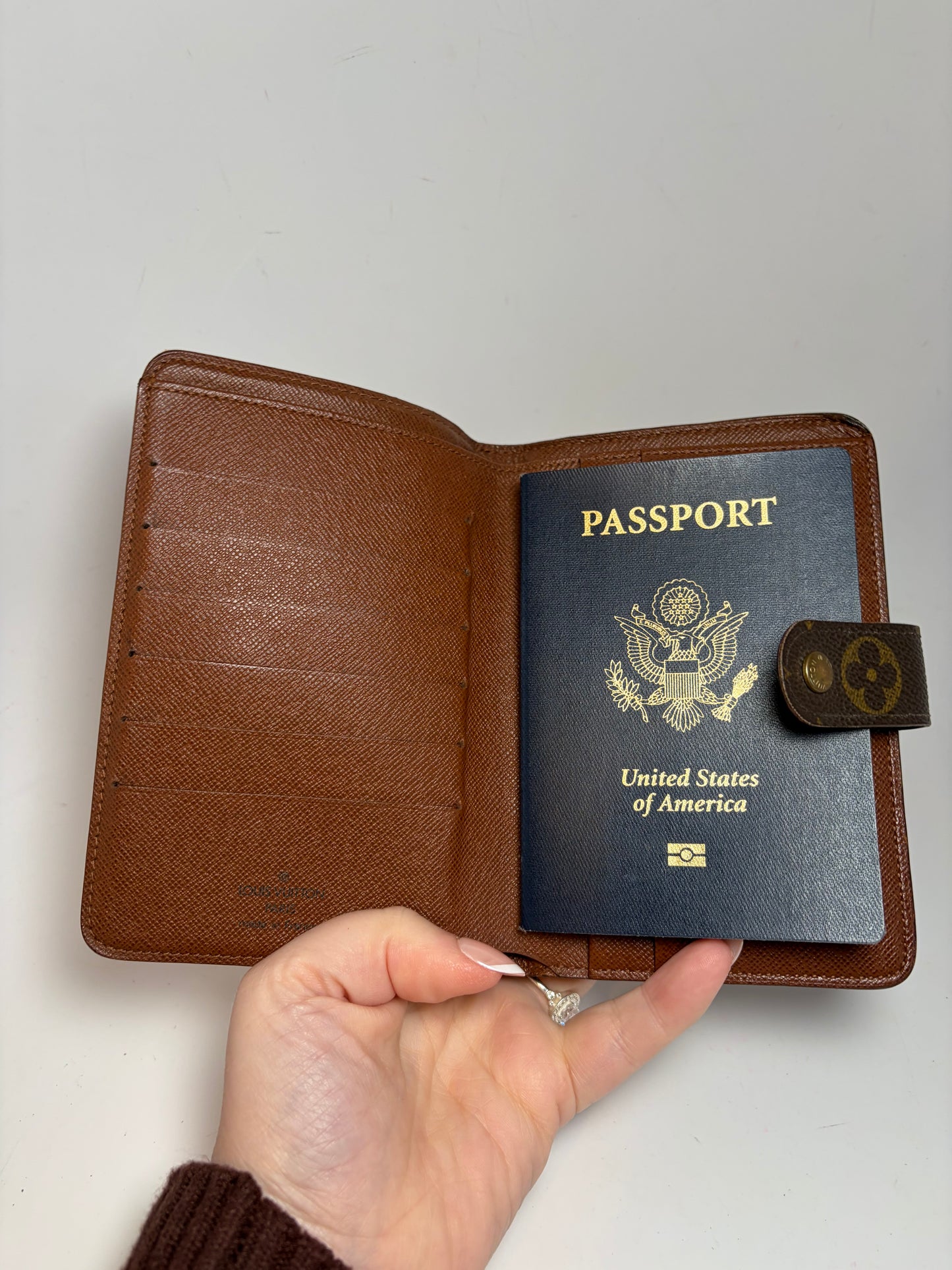 Louis Vuitton Porte Papier Passport Wallet Monogram