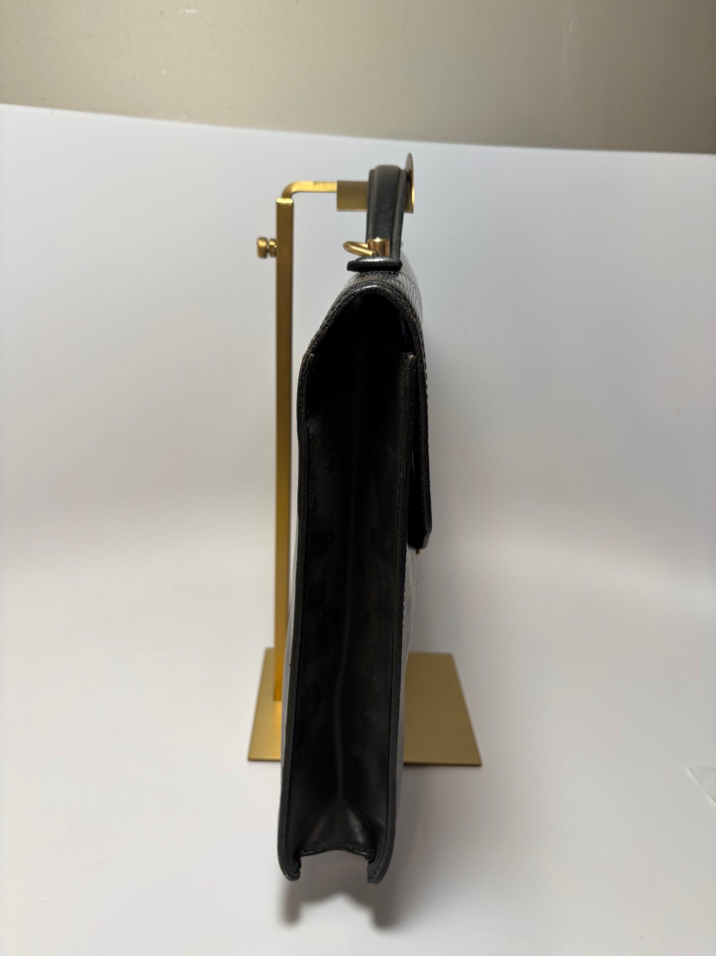 Louis Vuitton Black Epi Monceau Serviette Metis/Laptop Holder/Briefcase/Document Holder