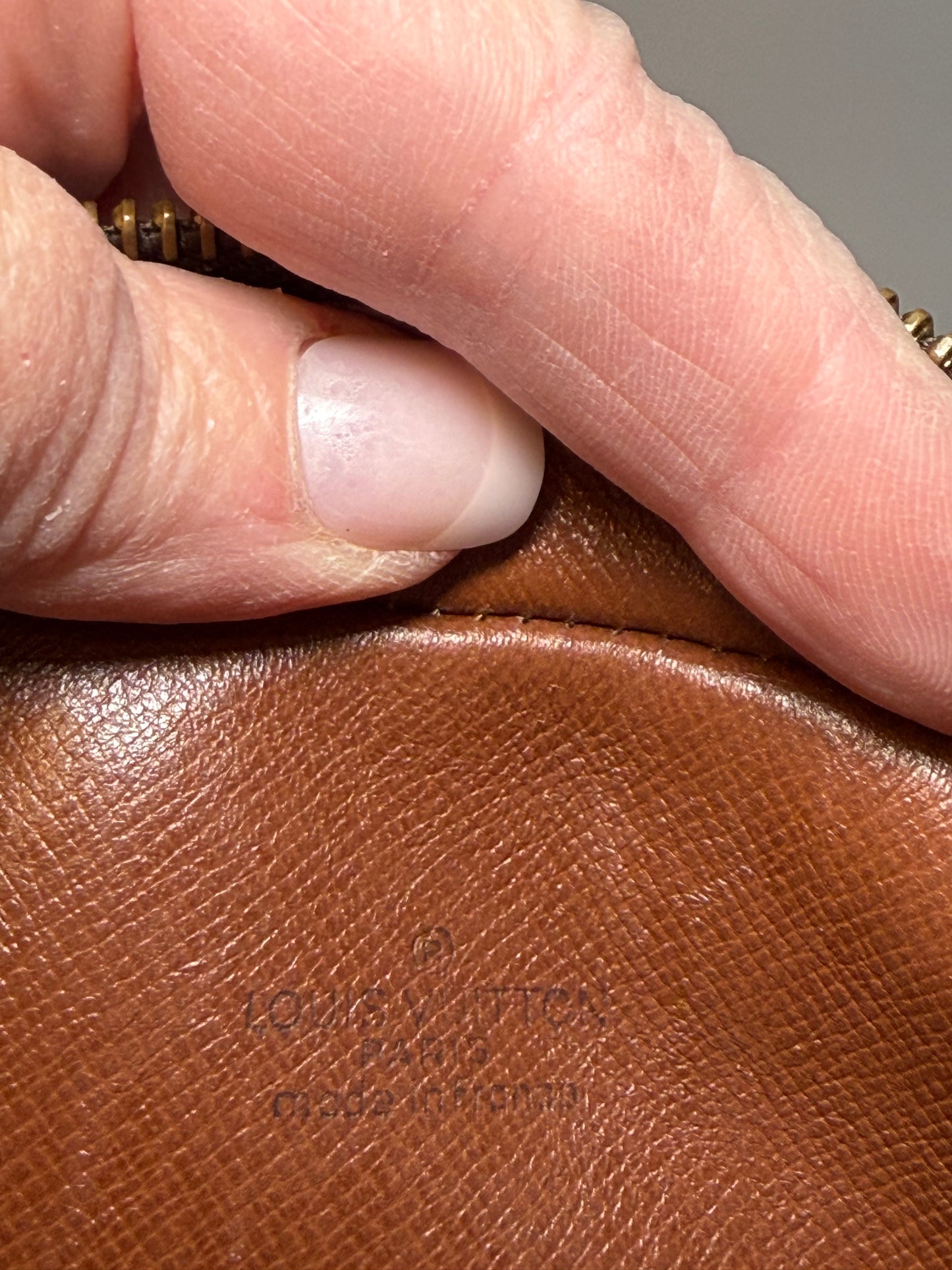Louis Vuitton Amazon Monogram Crossbody, Made in France February 1987