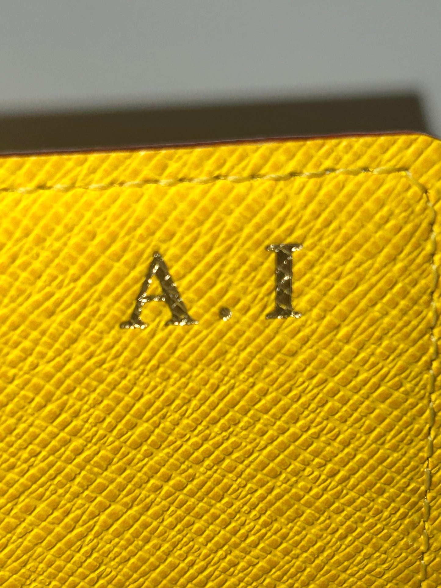 Louis Vuitton Multicolore Sarah White Monogram Wallet with Yellow Interior Excellent Condition