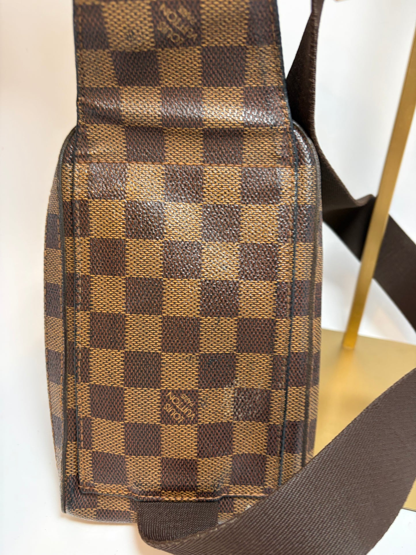Louis Vuitton Damier Ebene Geronimo Bum Bag/Belt Bag w/COA