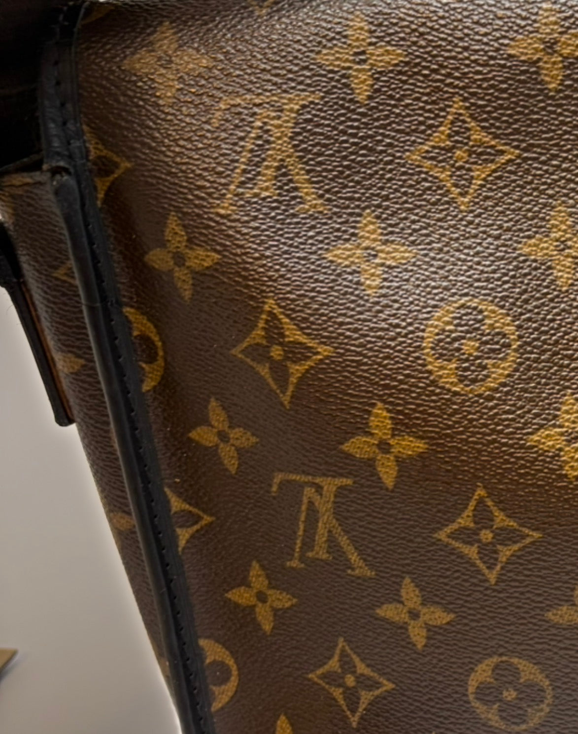 Louis Vuitton Bosphore PM Messenger Bag Macassar Monogram