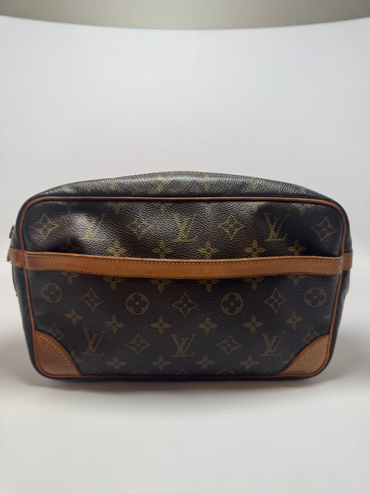 Louis Vuitton Compiegne 28 Clutch/Pouch/Toiletry Bag in Monogram