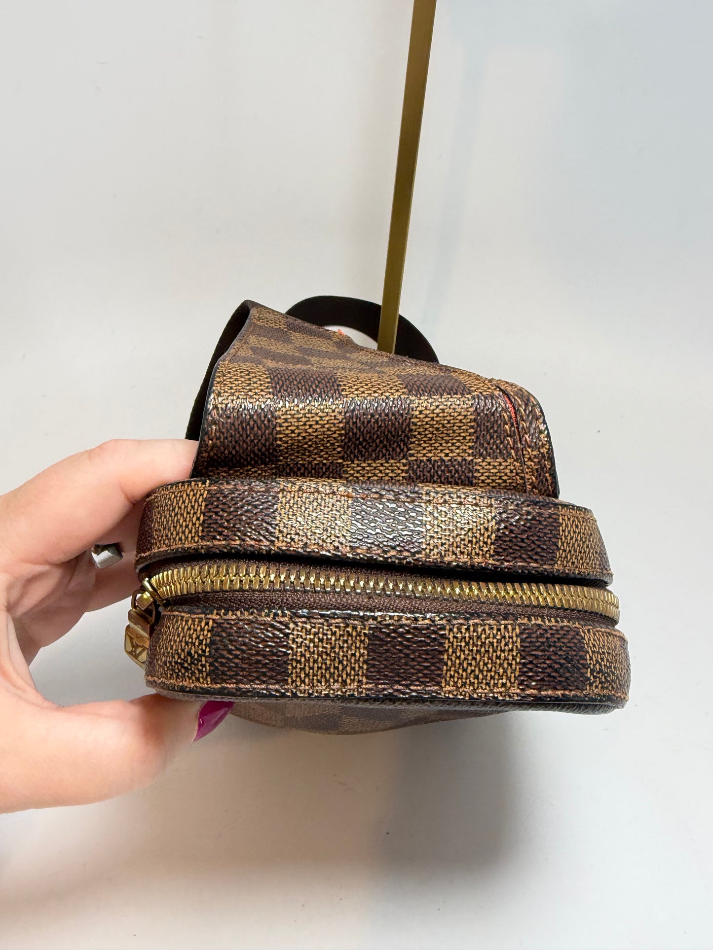 Louis Vuitton Damier Ebene Geronimo Bum Bag/Belt Bag w/COA