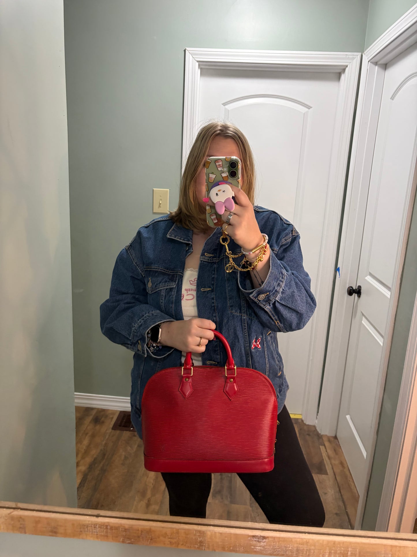 Louis Vuitton Alma PM Castillan Red Epi Leather