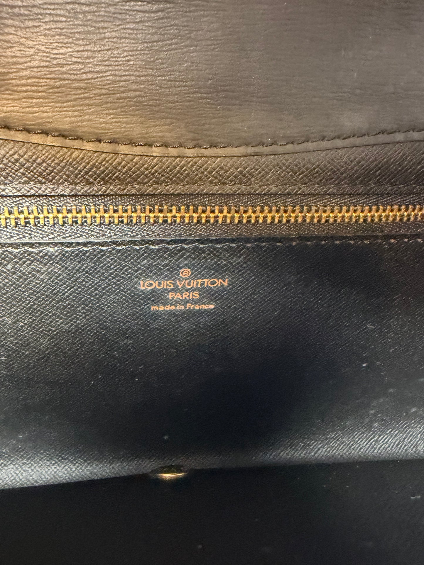 Louis Vuitton Epi Leather Art Deco Clutch Black