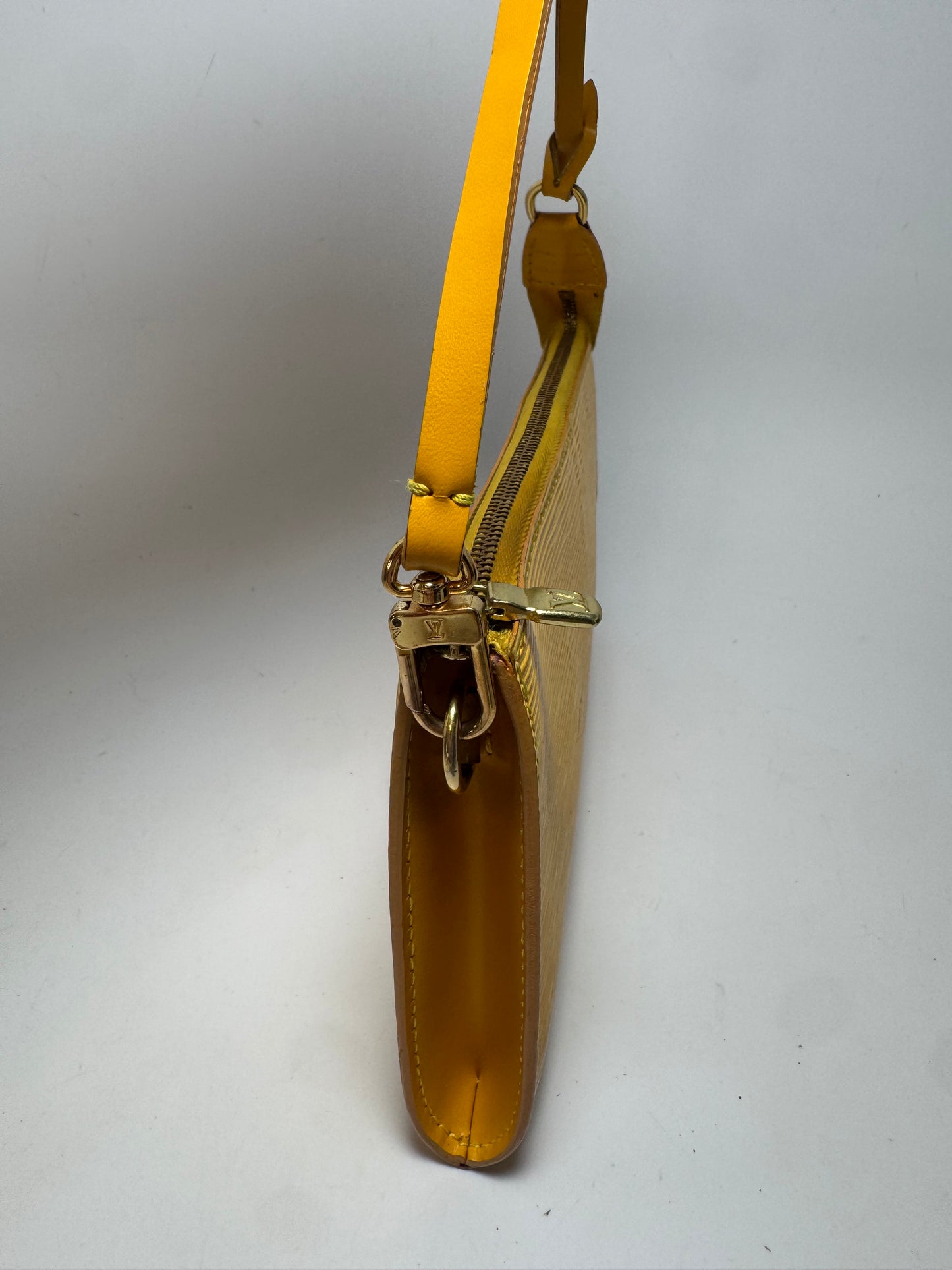 Louis Vuitton Yellow Epi Leather Pochette