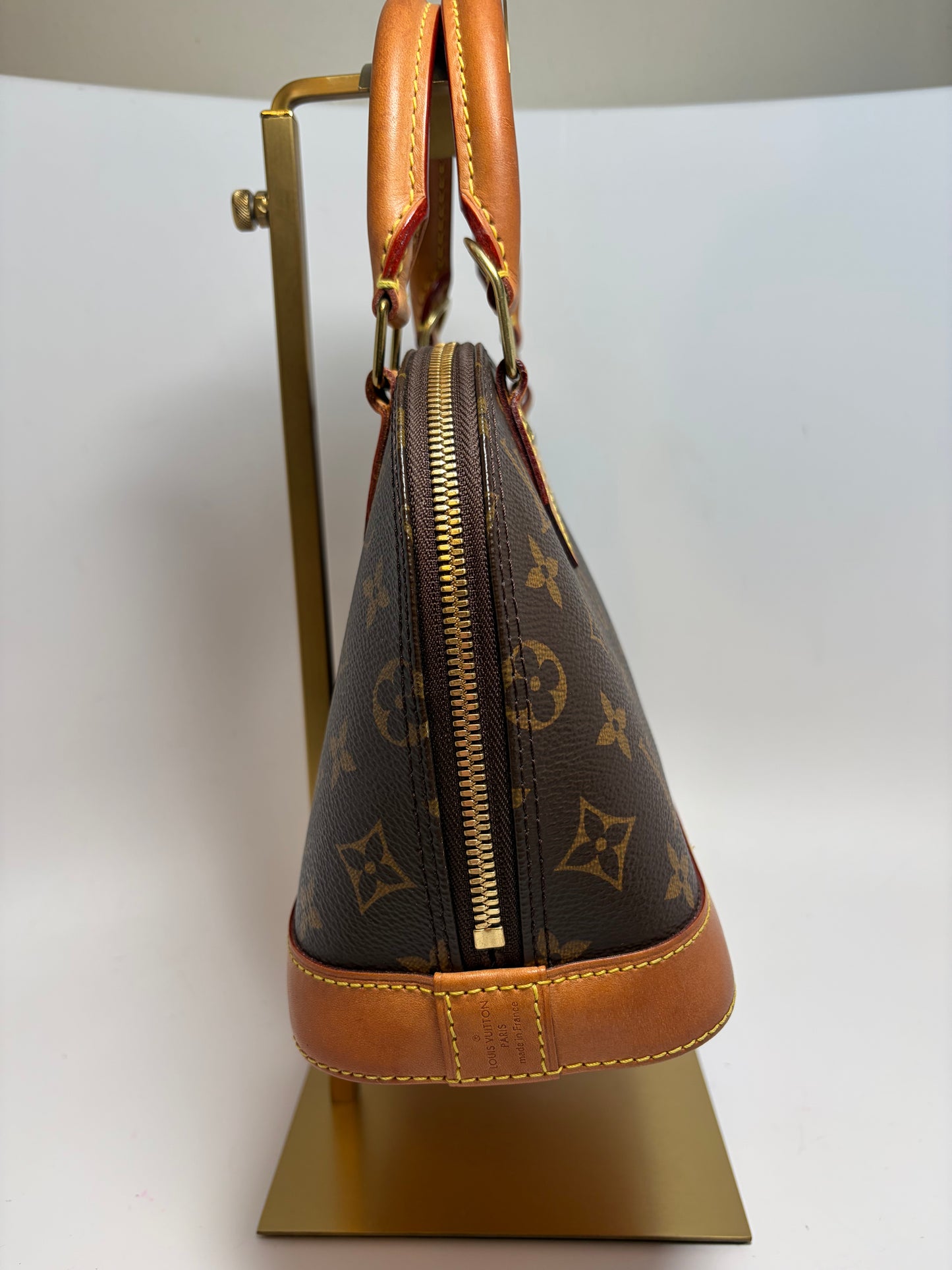 Louis Vuitton Alma BB Monogram with COA & Crossbody Strap
