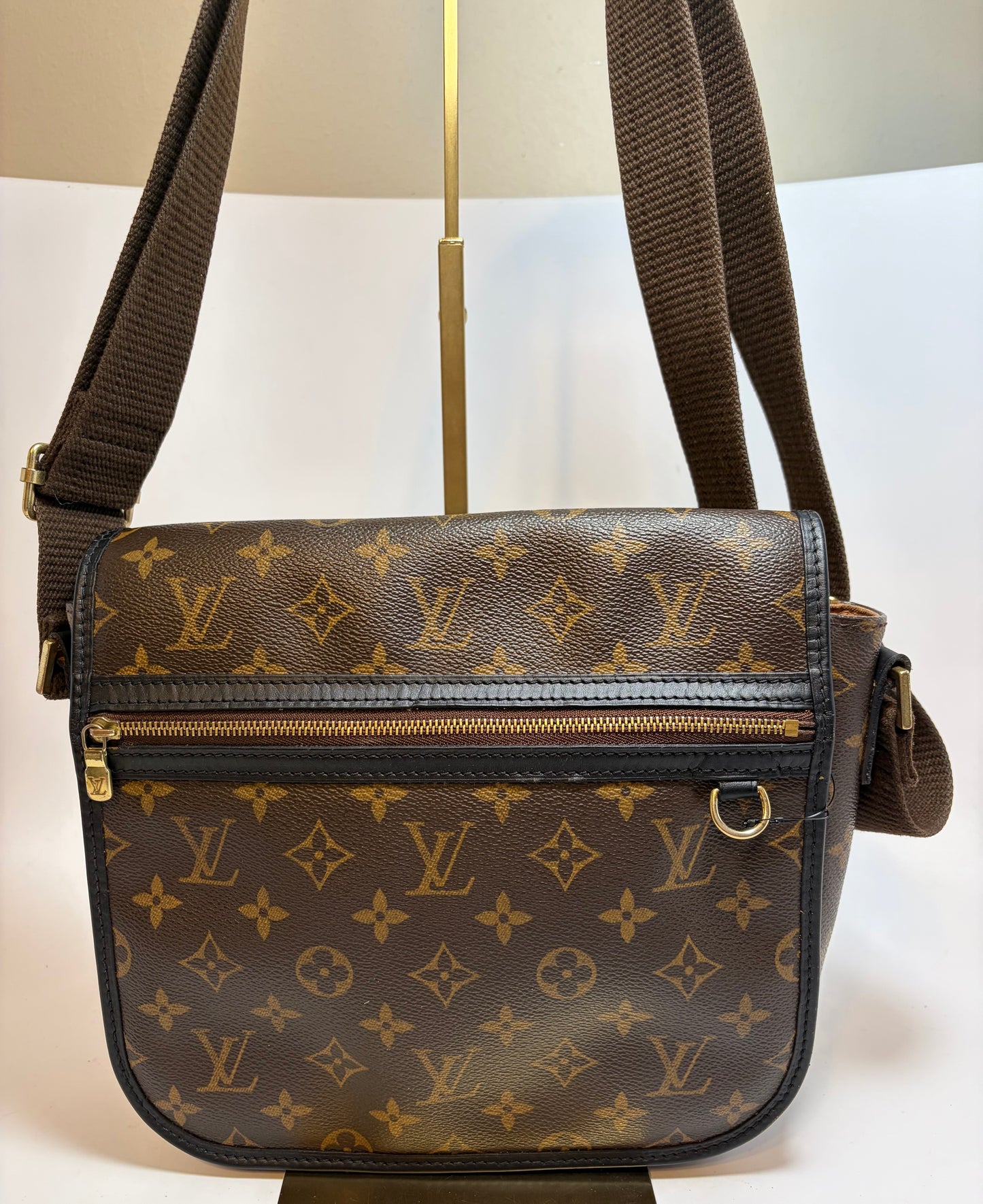 Louis Vuitton Bosphore PM Messenger Bag Macassar Monogram