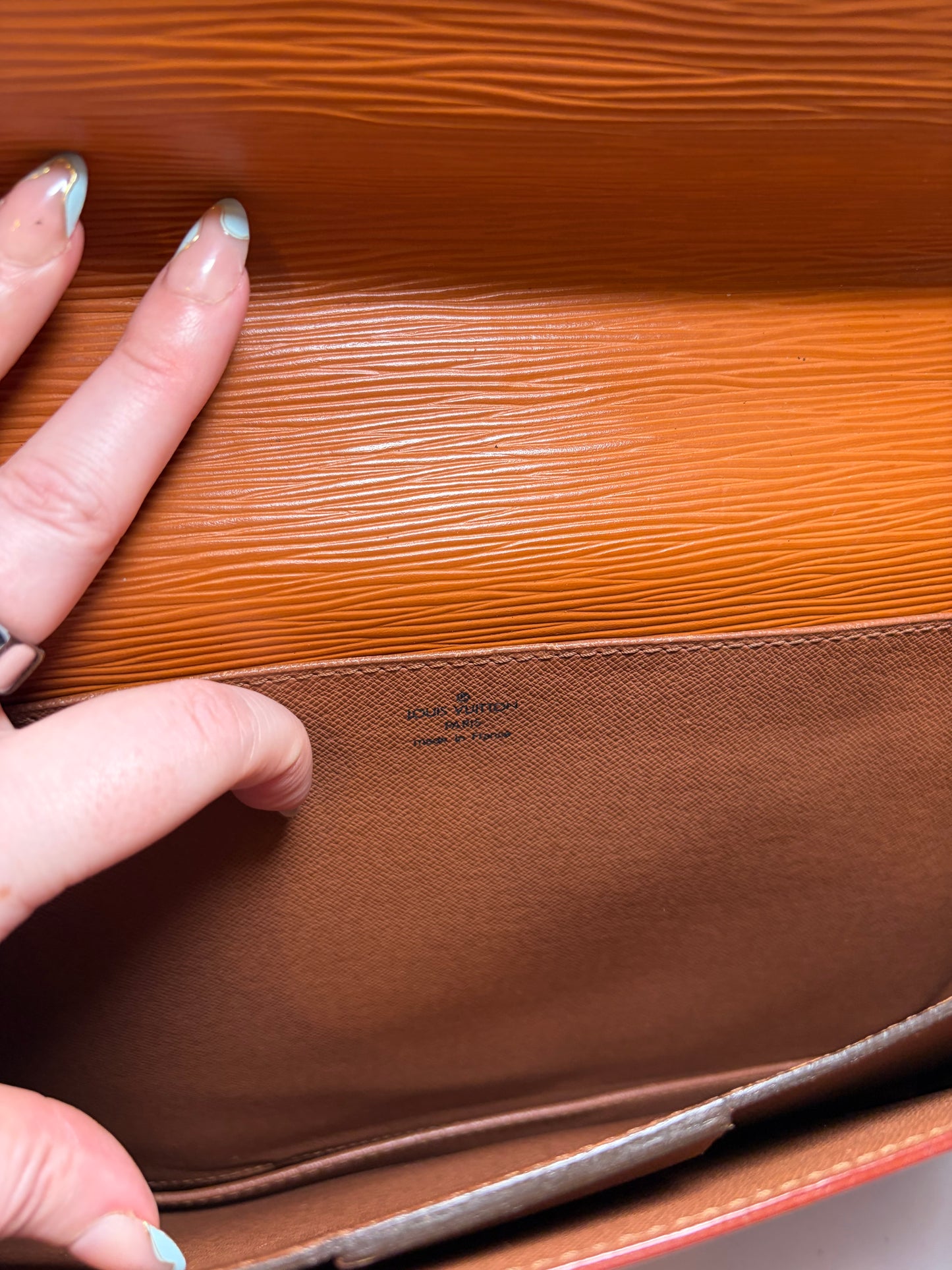 Louis Vuitton Cipango Brown Epi Leather Serviette Conseiller Briefcase/Laptop Holder
