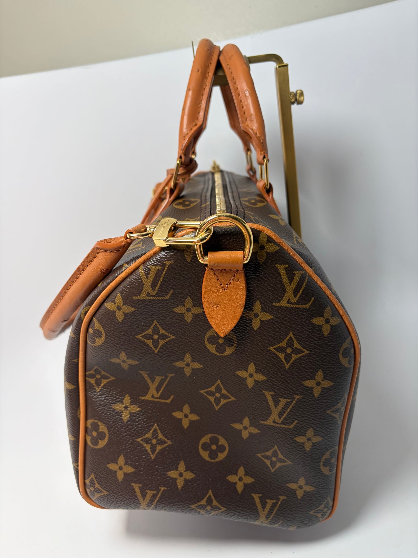 Louis Vuitton Speedy Soft 30 Boho w/Ostrich Leather