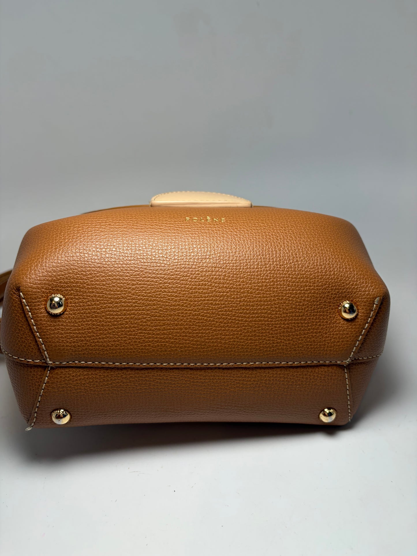 Polène Un Nano Trio Camel Crossbody