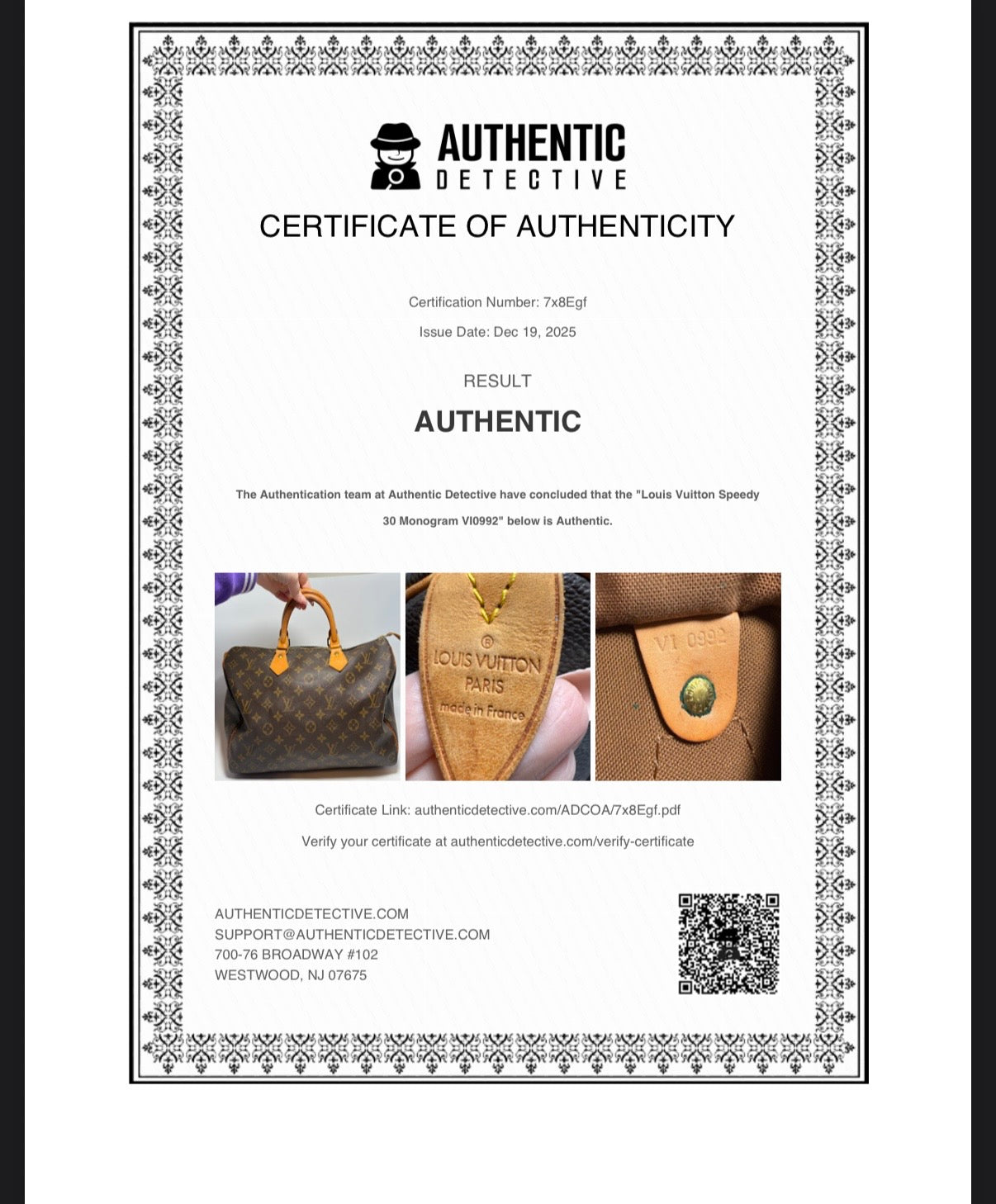 Louis Vuitton Speedy 35 Monogram Vintage 1992