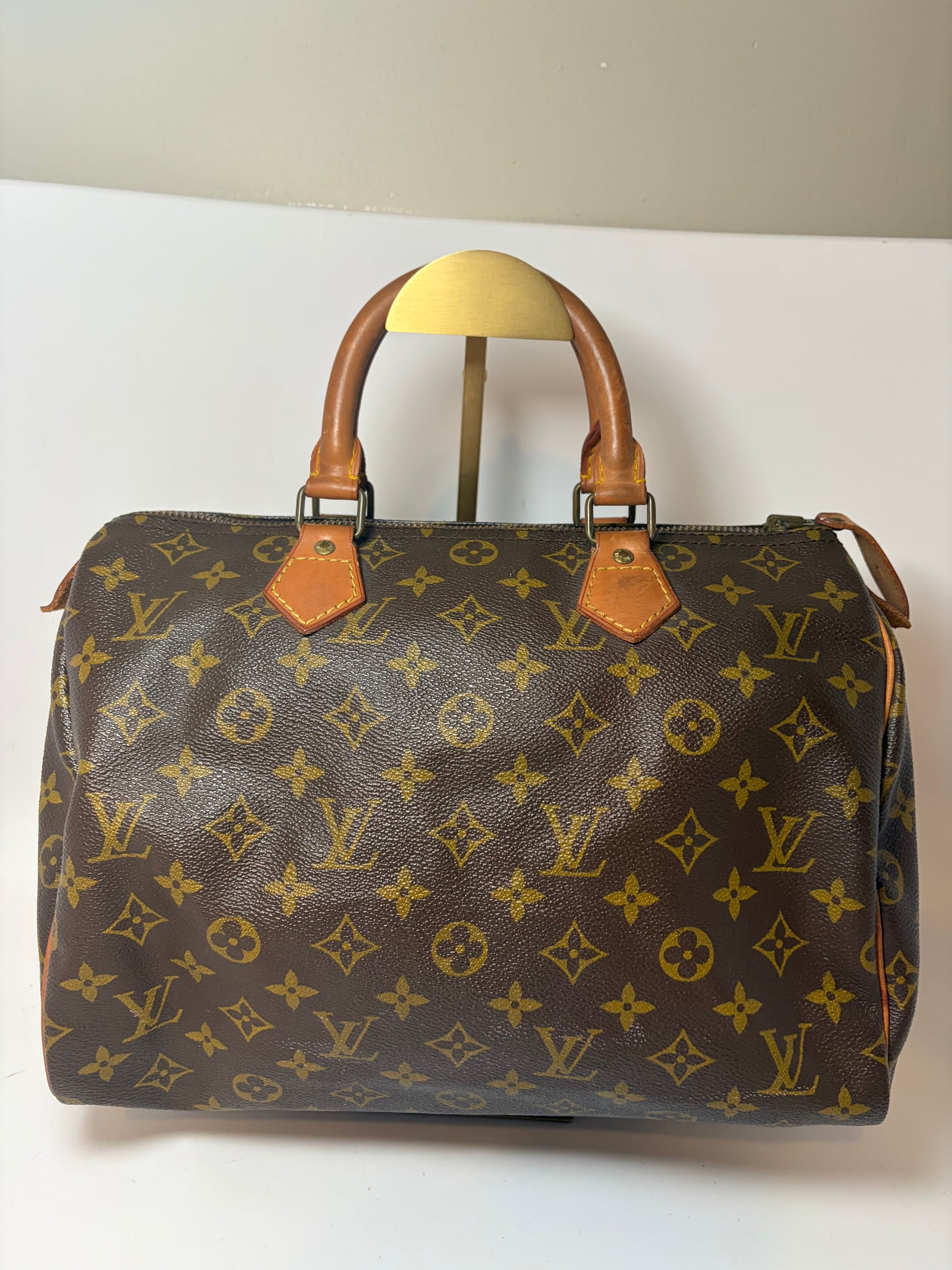 Louis Vuitton Speedy 30 Monogram Vintage Pre Date Code 80s/70s w/COA