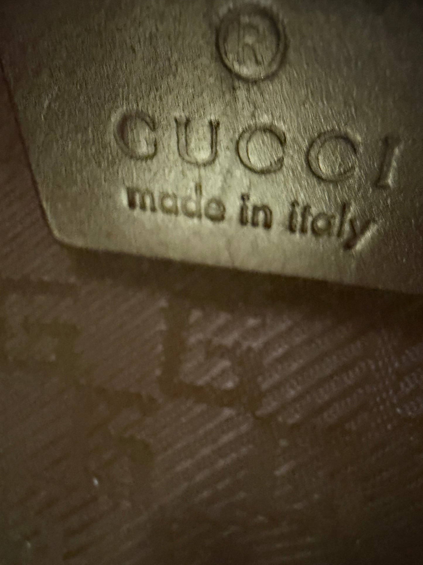 Gucci Blue & Gold Mini Bag Vintage Comes with Certificate of Authenticity