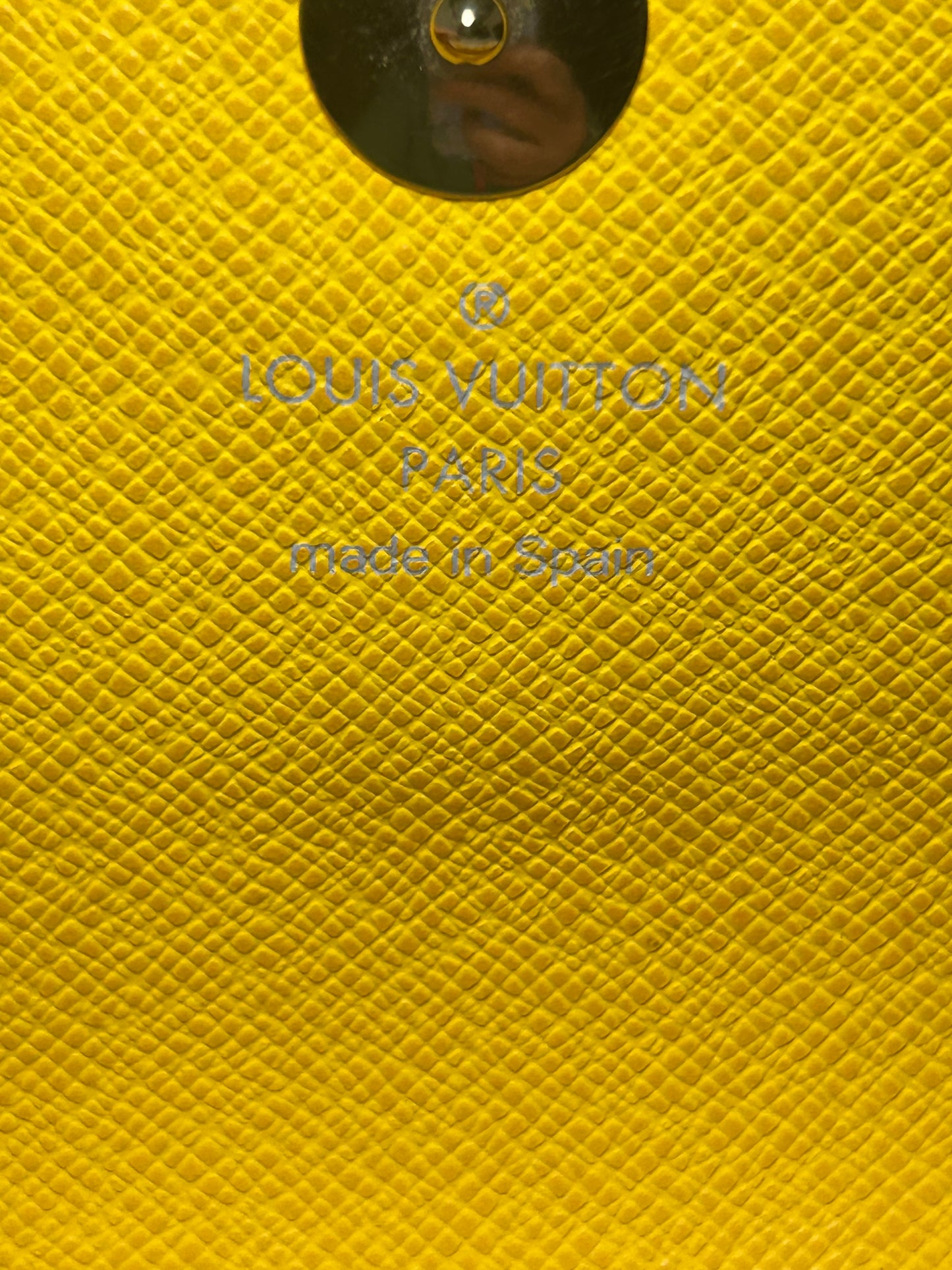 Louis Vuitton Multicolore Sarah White Monogram Wallet with Yellow Interior Excellent Condition