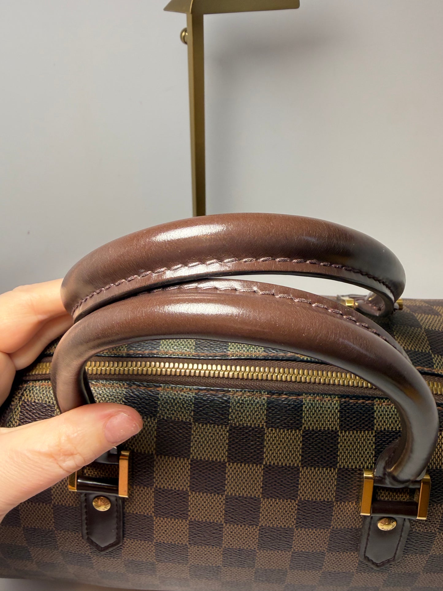 Louis Vuitton Ribera MM Damier Ebene Satchel